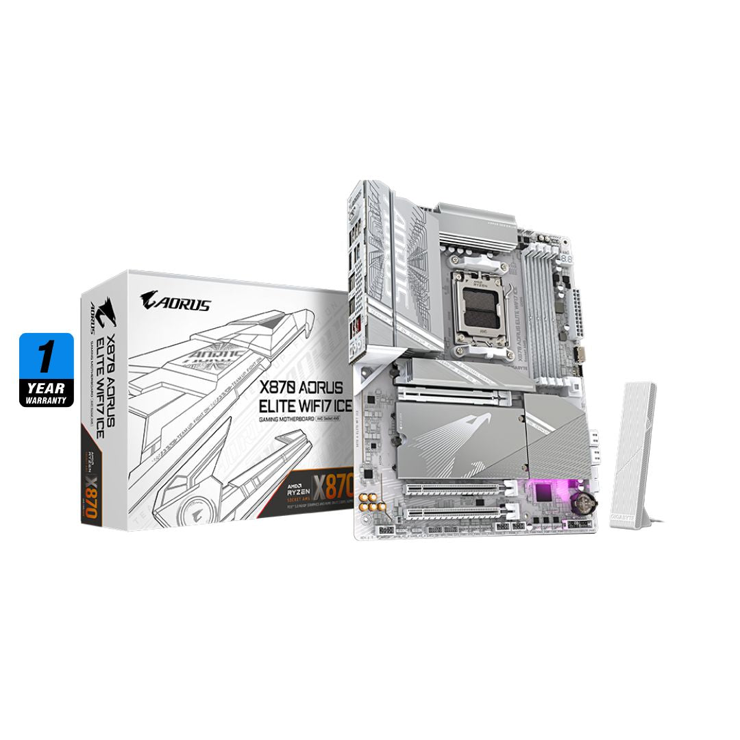 Gigabyte X870 AORUS ELITE WIFI7 ICE، اللوحة الأم