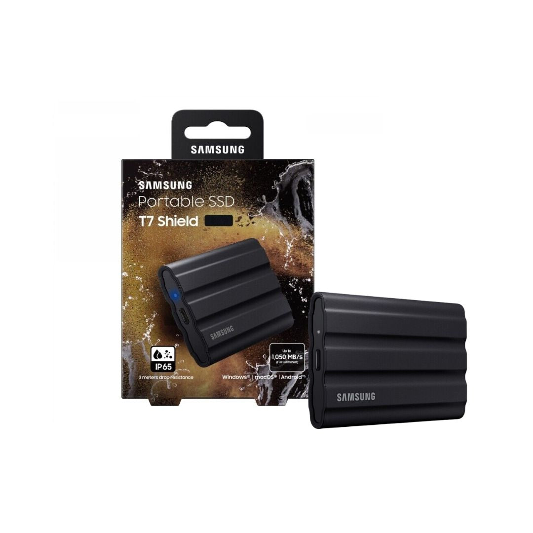 Samsung T7 Shield 1TB Portable External SSD, Black MU-PE1T0S/WW 