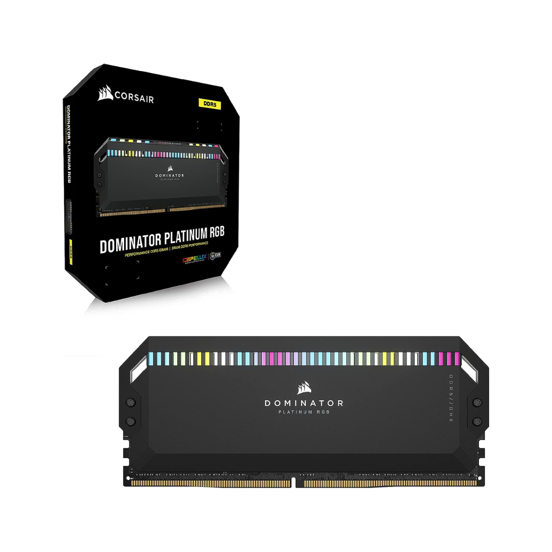 CORSAIR Dominator Platinum RGB 64GB 2x32GB DDR5 6000MHz CL40