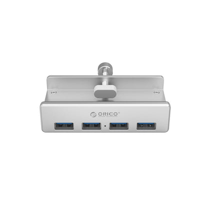 ORICO Aluminum Alloy Clip-Type USB 3.0 HUB - 4 Ports - Model MH4PU-SV