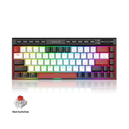 Redragon Magic-wand Mini K635WBR-RGB-PRO 75% Wireless & Bluetooth Mechanical Keyboard