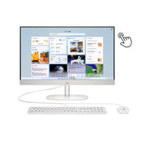 HP All in One 24-cr0255nh, Intel Core i7-1355U, RAM 16GB, SSD 512GB, Intel Iris Xe Graphics, 24 FHD IPS Touch, Shell white