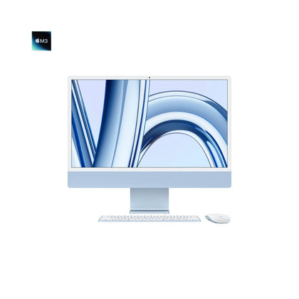 Apple iMac MQRC3AB/A, M3 chip, RAM 8GB, SSD 256GB, 24 inch, 4.5K (4480 x 2520) Retina XDR Display, Blue