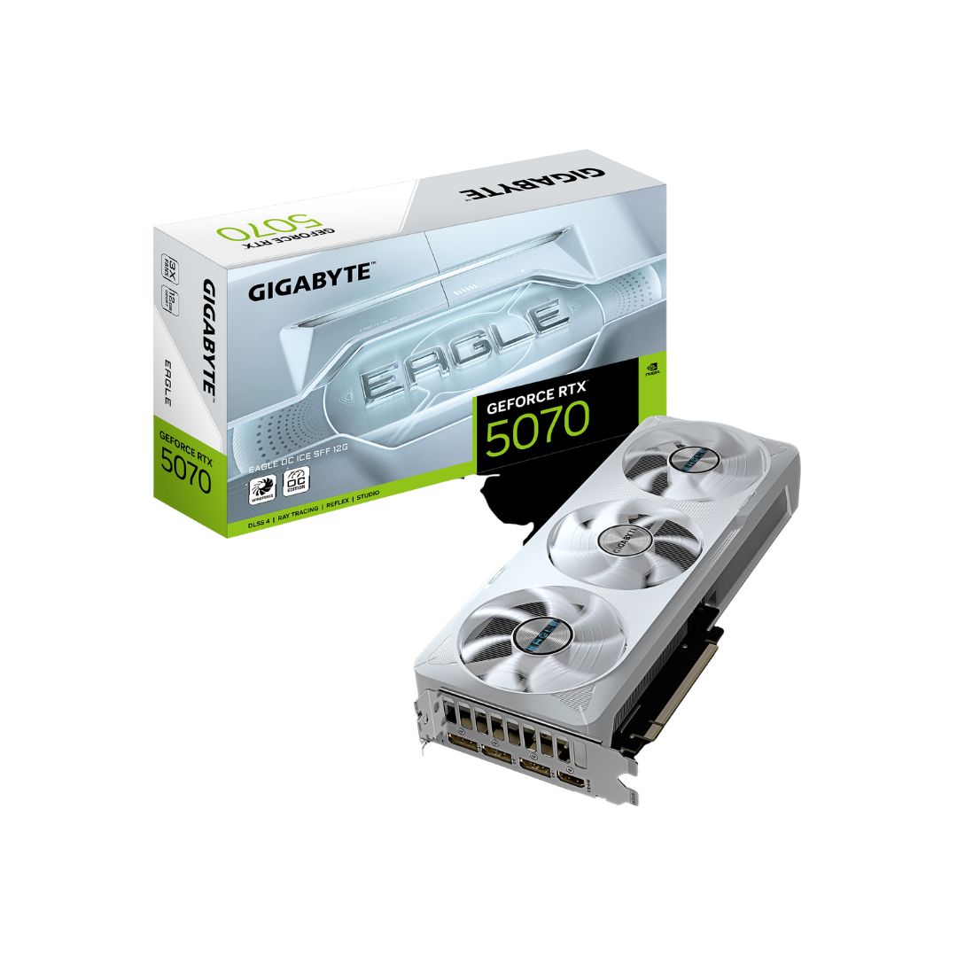 جيجابايت GeForce RTX™ 5070 EAGLE OC ICE بسعة 12GB