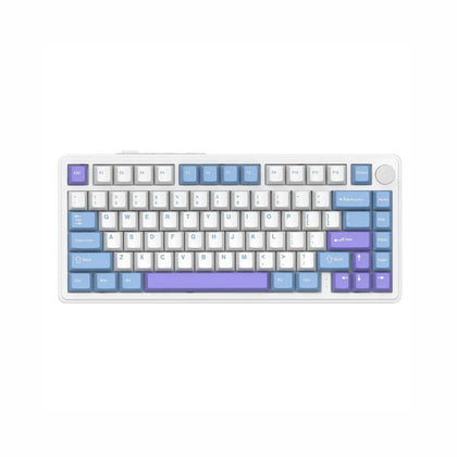 ATTACK SHARK X85 Wireless Mechanical Keyboard - White Purple