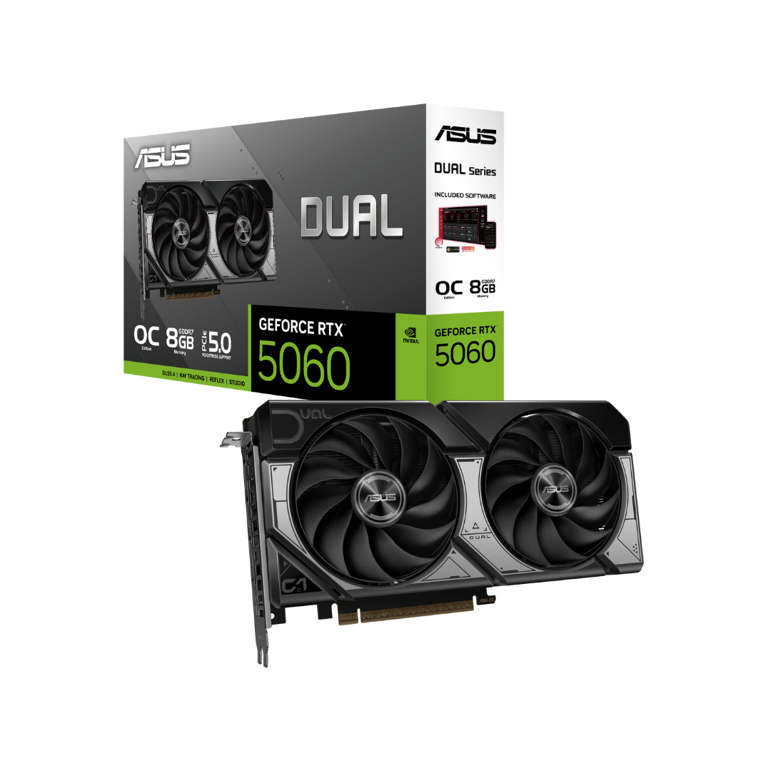 ASUS Dual GeForce RTX™ 5060 8GB GDDR7 OC Edition