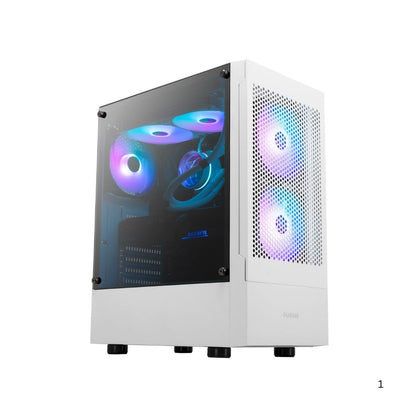 Gamdias TALOS M3 MESH Mid Tower 3 Fan ARGB - White