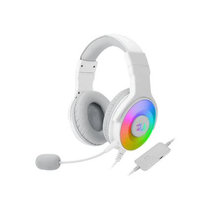 Redragon H350W Pandora RGB Wired Gaming Headset - White