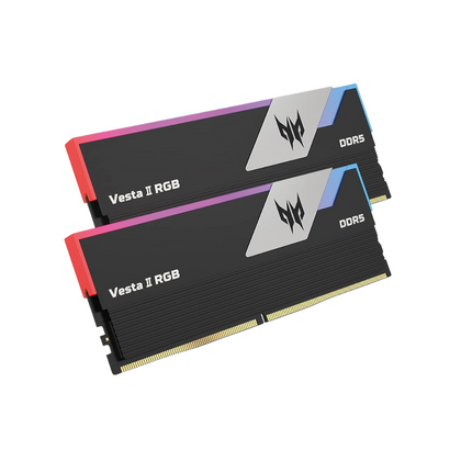 Acer Predator Vesta II DDR5 RGB RAM 64GB (32GBx2) 6000MHz - CL30 Black, XMP & EXPO