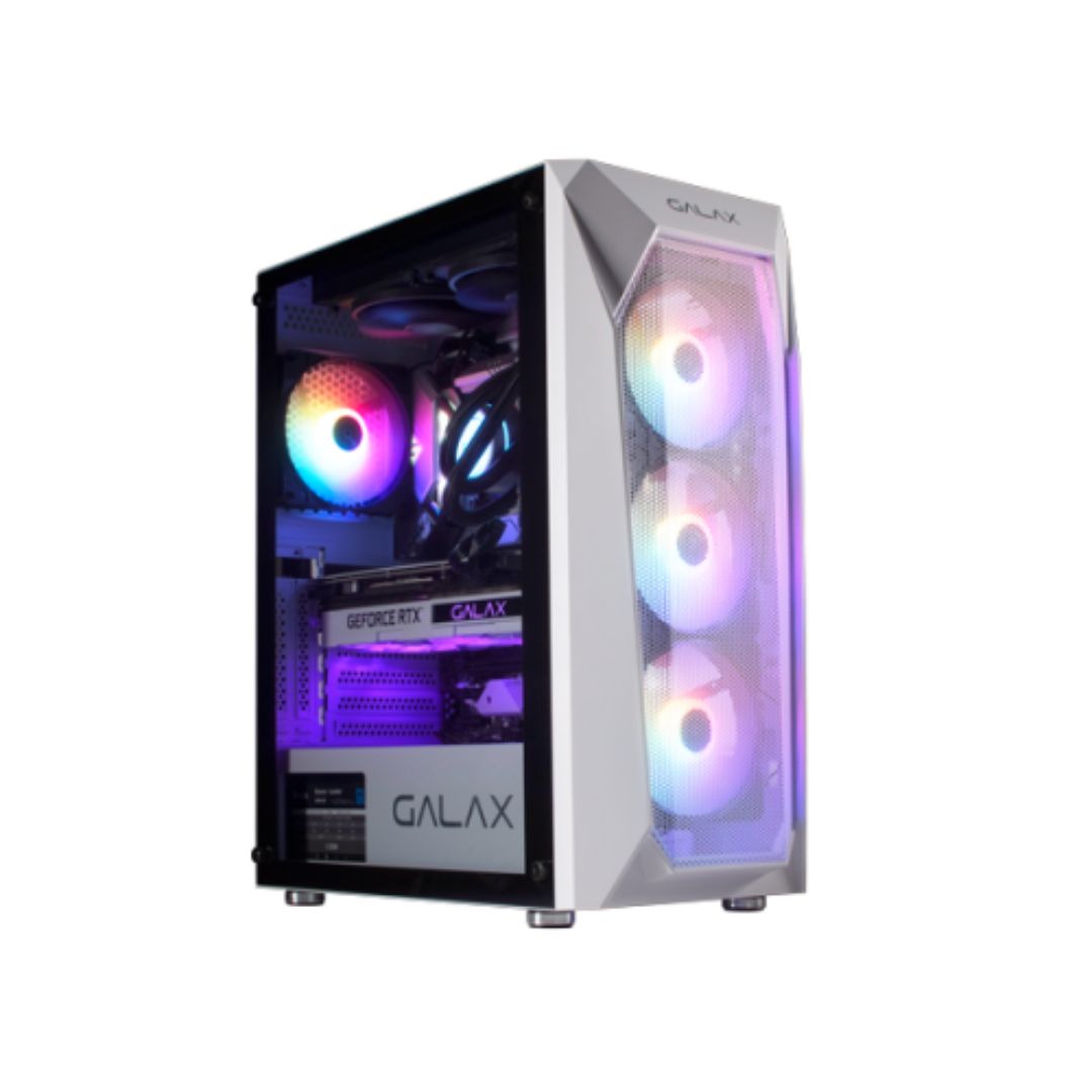 GALAX Revolution 05 Mid Tower 4 Fan - White