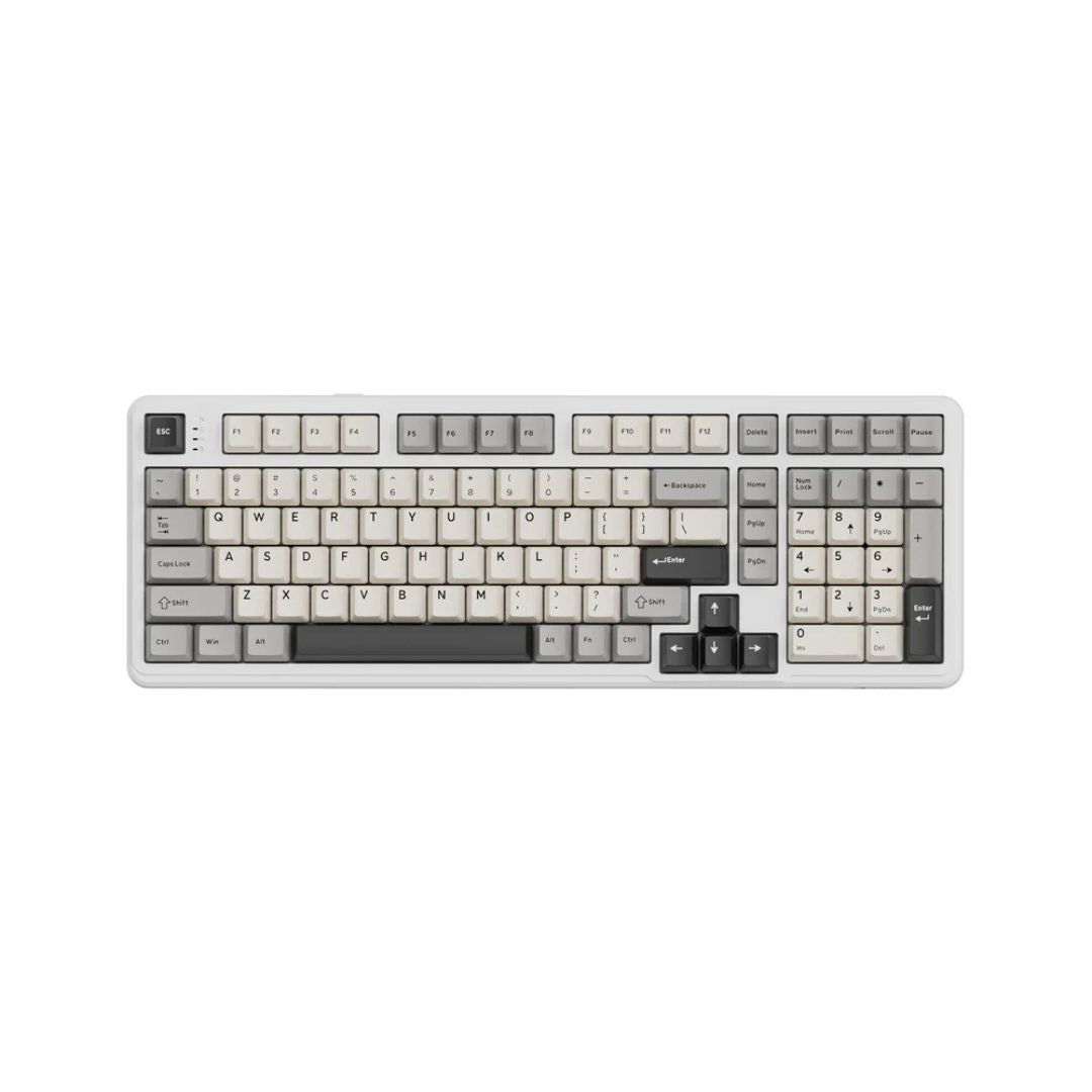 ATTACK SHARK X98 Tri-Mode Wireless Mechanical Keyboard - White
