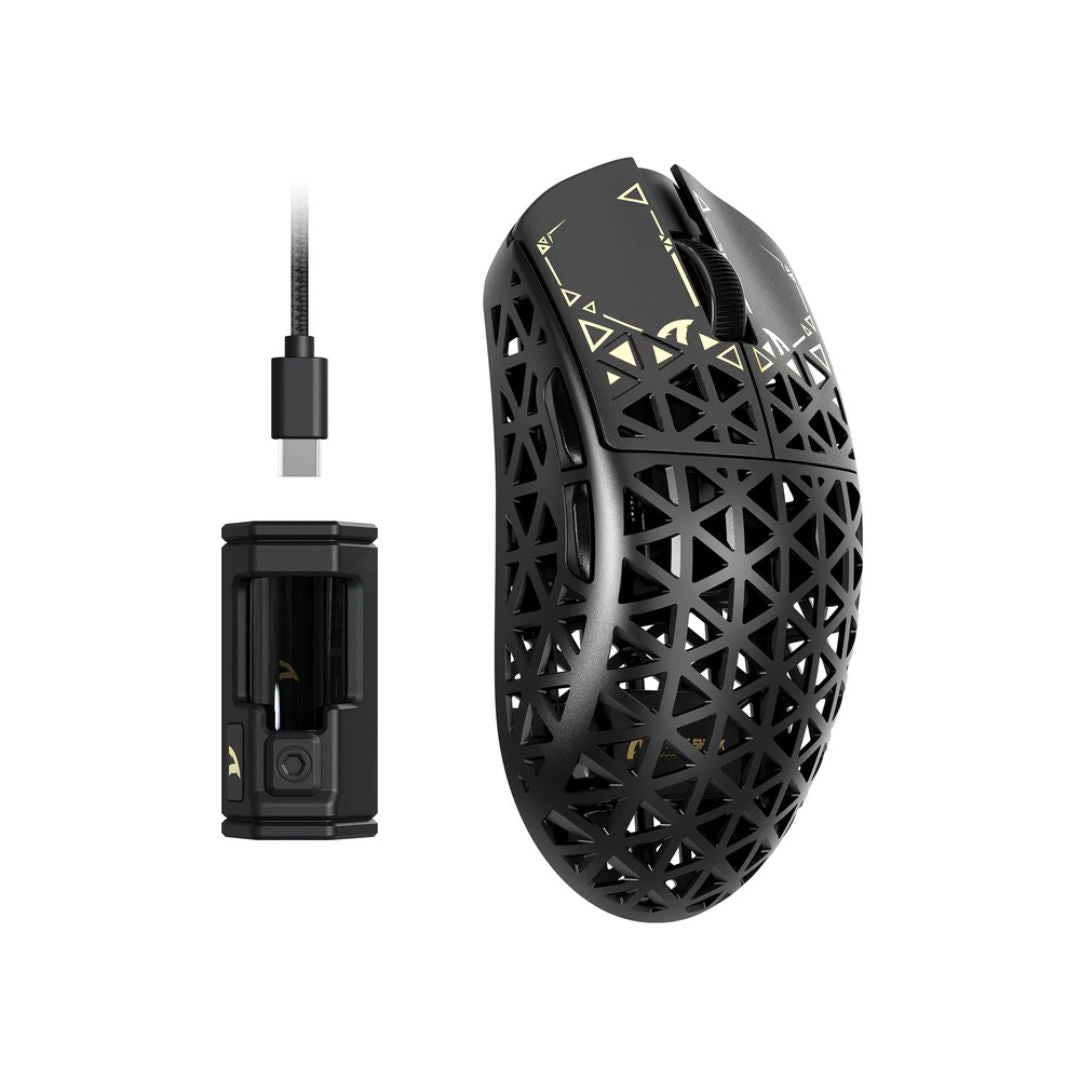 ATTACK SHARK R5 Ultra Carbon Fiber Wireless 8K Gaming Mouse - Black