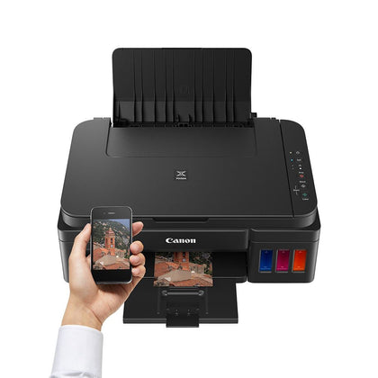 Canon PIXMA G3410 Wi-Fi, Inkjet Color All-in-One Printer, printing from smart devices
