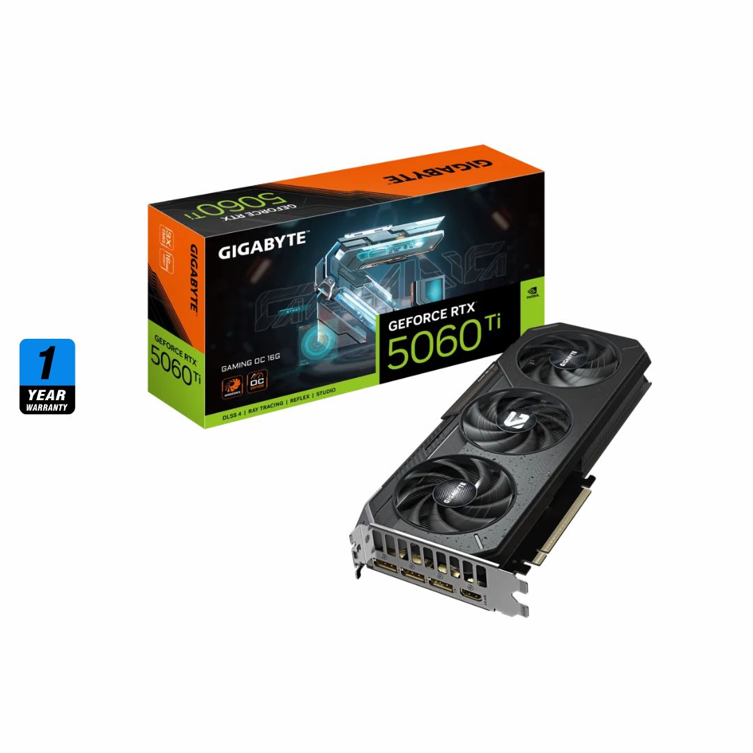 بطاقة الرسومات Gigabyte GeForce RTX™ 5060 Ti GAMING OC سعة 16 جيجابايت