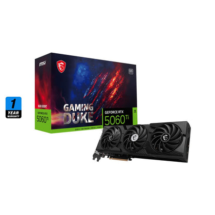 MSI GeForce RTX 5060 Ti  GAMING DUKE 3X OC - 8GB