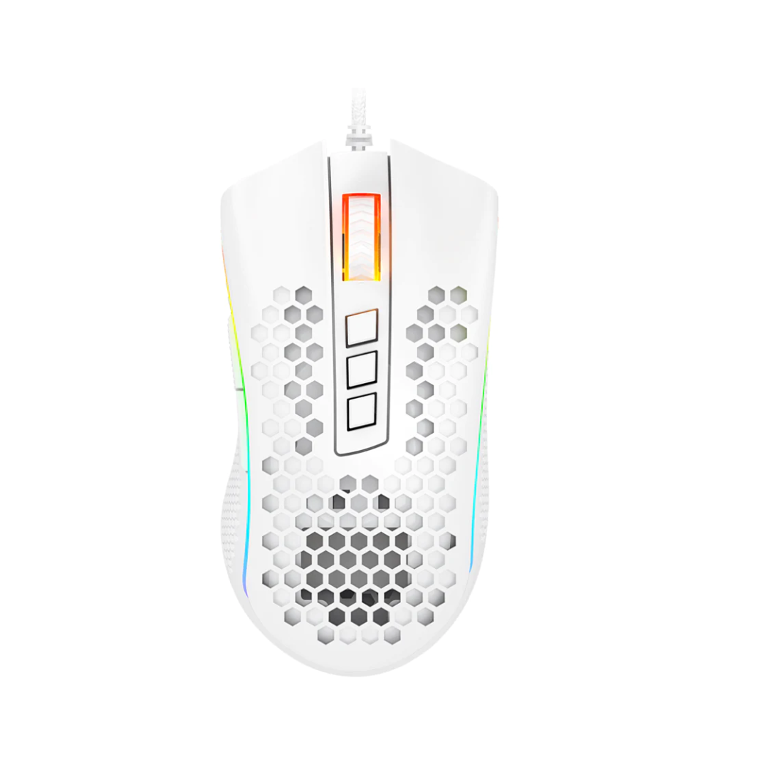 Redragon Storm Elite M988-RGB Gaming Mouse - White