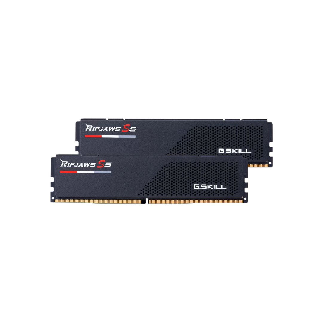 ذاكرة G.SKILL Ripjaws S5 DDR5 سعة 32 جيجابايت (2x16 جيجابايت) 6000 ميجاهرتز CL36 وXMP وEXPO - أسود
