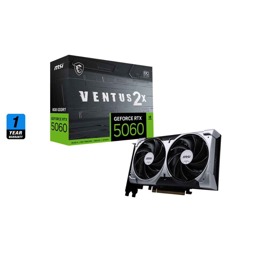 【新品未使用】GEFORCE RTX 5060 Ti VENTUS 2X OC MSI GeForce RTX™ 5060 Ti 16G VENTUS 2X PLUS