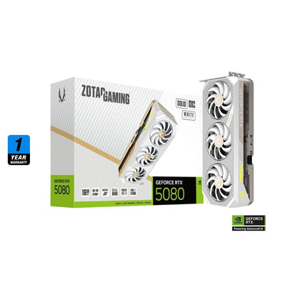 ZOTAC GAMING GeForce RTX 5080 SOLID OC 16GB - White