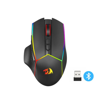 Redragon AXE PRO M814-RGB 3-Mode Wireless Gaming Mouse - Black