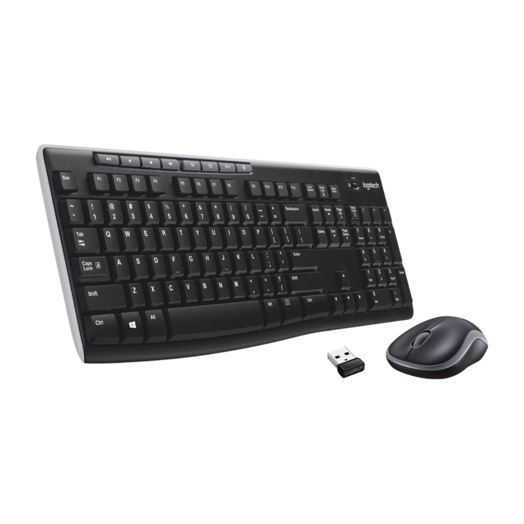 مجموعة لوحة المفاتيح والماوس اللاسلكية Logitech MK270 