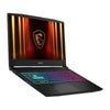 MSI Katana 15 HX B14WEK-665XAE, Intel Core i7-14700HX, RAM 16GB, SSD 512GB, NVIDIA RTX 5050 8GB, 15.6 Inch FHD IPS 144Hz, Black