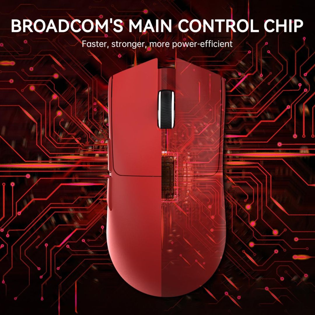 ATTACK SHARK X11  Wireless Gaming Mouse - Red