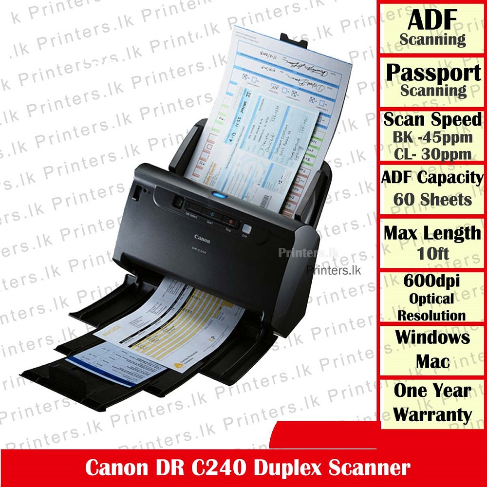 Canon Scanner DR-C230 Image Formula, Document Scanner A4