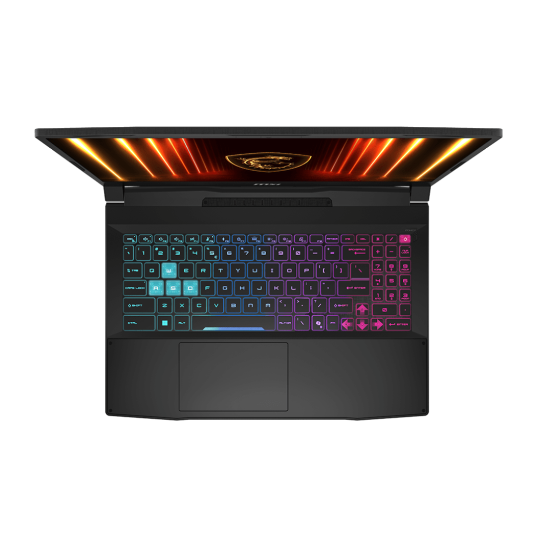 MSI Katana 15 HX B14WEK-459XJO، Intel Core i7-14650HX، ذاكرة وصول عشوائي 16 جيجابايت، قرص SSD 1 تيرابايت، NVIDIA RTX 5050 8 جيجابايت، شاشة 15.6 بوصة FHD IPS 144 هرتز، أسود