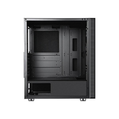 SAMA 205A Tempered Glass ATX Mid Tower Case - Black