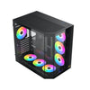 Xigmatek CUBI II  Glass, Mid Tower Case - Black