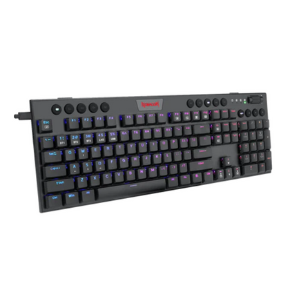 Redragon K618 Horus Wireless RGB Mechanical Keyboard - Bluetooth/2.4Ghz/Wired Tri-Mode Ultra