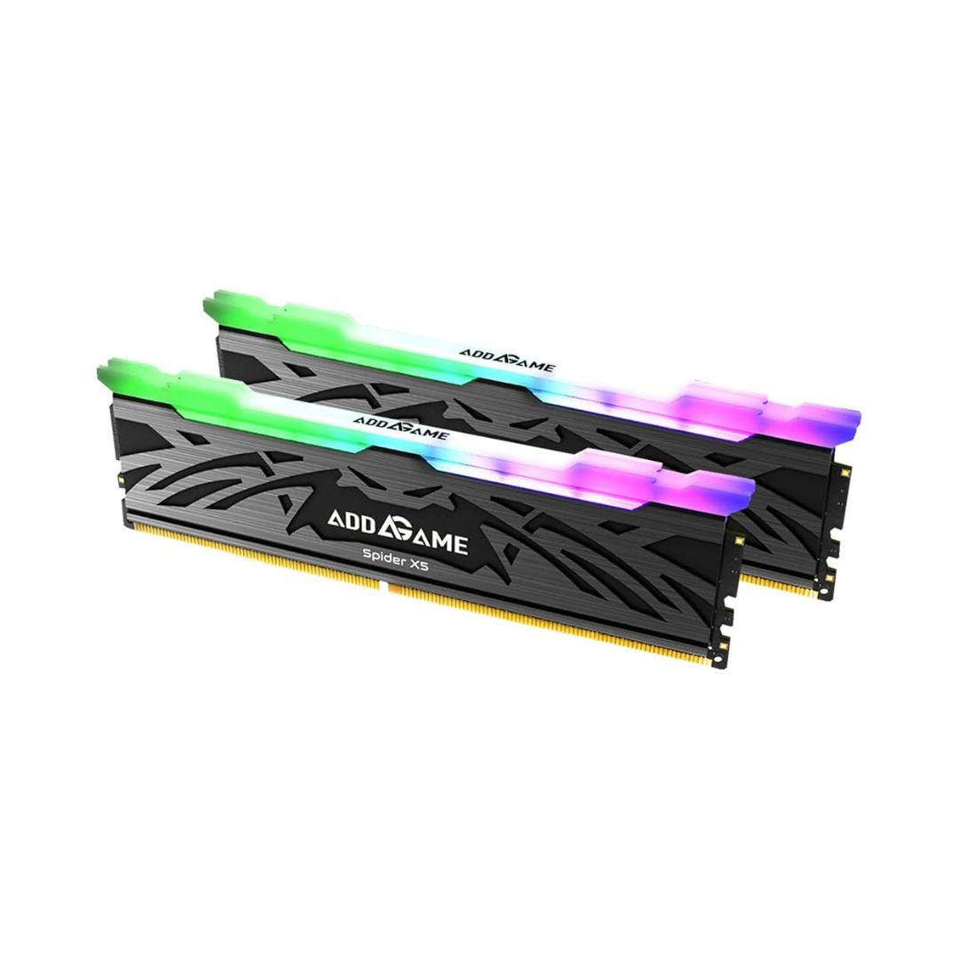 Addlink Spider 5X DDR5 RAM 32GB (2x16GB) Black RGB 6400 MHz CL38