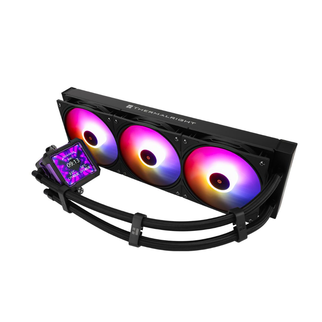 مبرد وحدة المعالجة المركزية السائل Thermalright Frozen Warframe PRO 360 ARGB ARGB - أسود