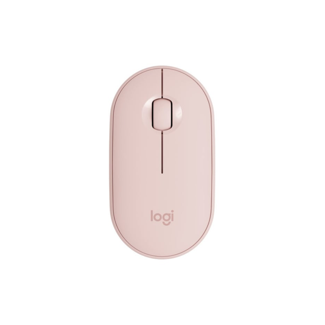 Logitech Pebble M350 Wireless & Bluetooth Mouse - Rose