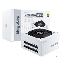 Segotep GM850W 850W Gold 80+ Full Modular, PCIe 5.1 & ATX 3.1 - White