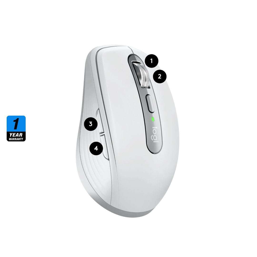 Logitech MX Anywhere 3S Wireless - أبيض