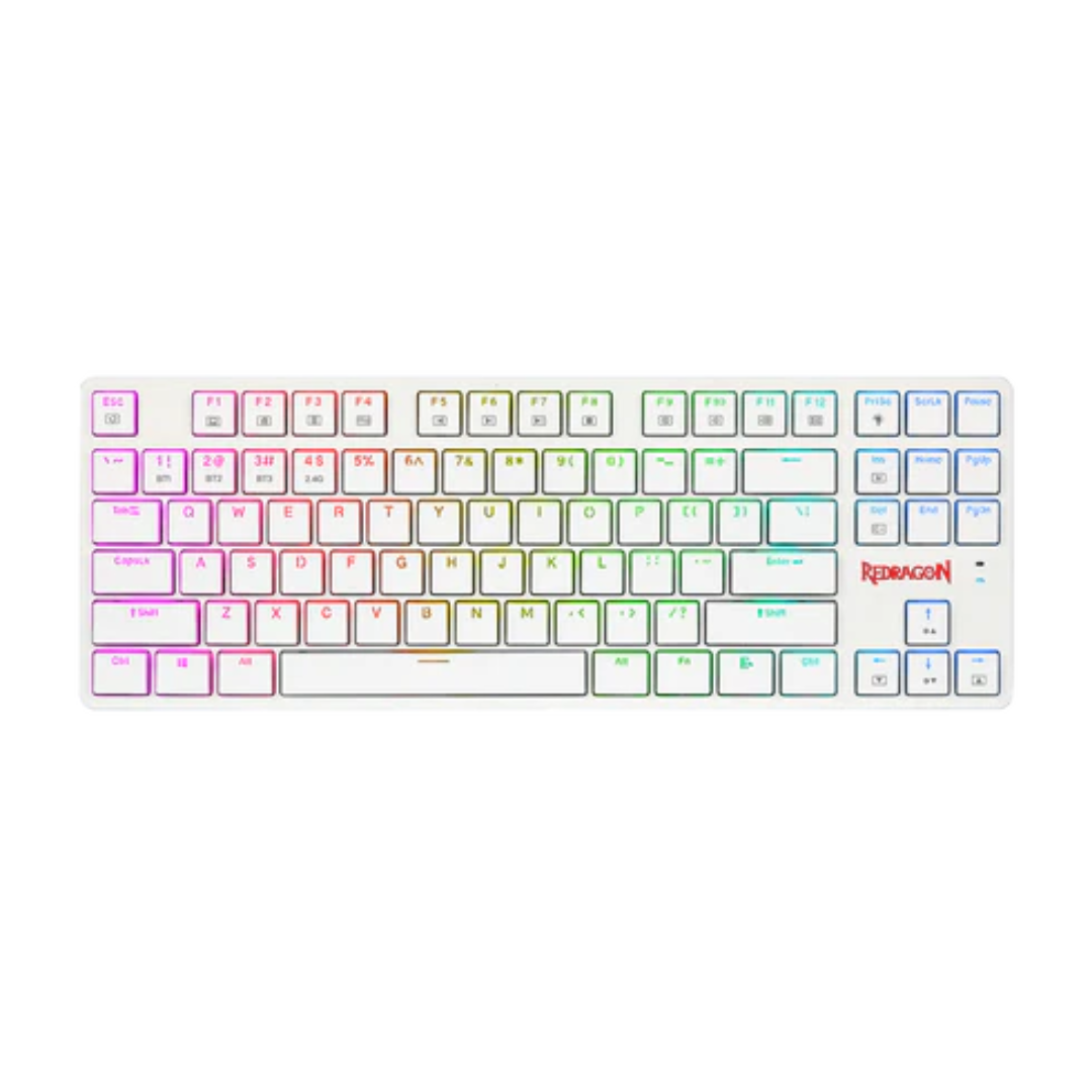 Redragon K539 Anubis 80% Wireless RGB Mechanical Keyboard - White
