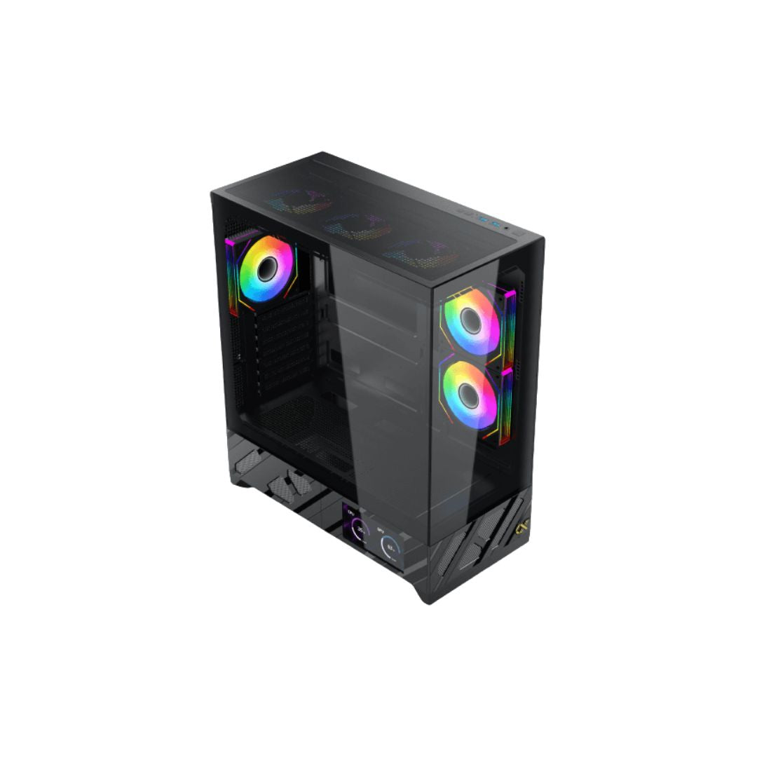 Xigmatek Alphard Pro Arctic Mid Tower Case - Black