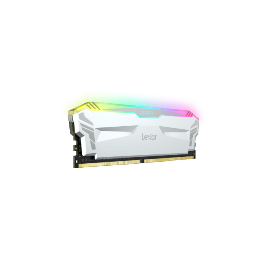 Lexar ARES RGB DDR5 Ram 32GB (2x16GB) 6400MHz CL32 - White