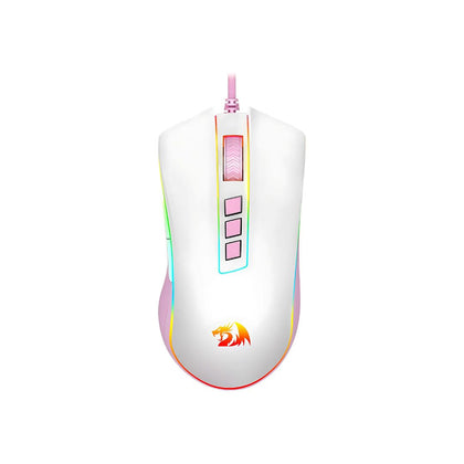 Redragon M711WP COBRA Gaming Mouse - White Pink