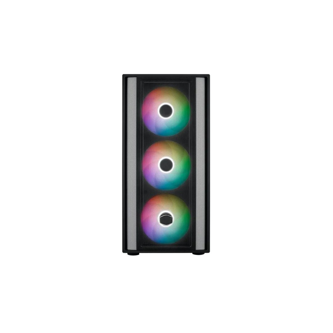 Cooler Master MasterBox 600 Mid Tower 4 Fan - Black