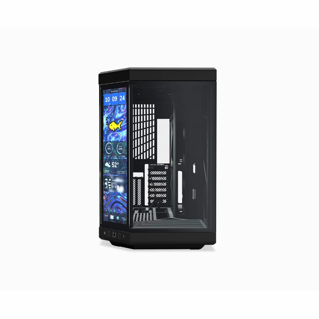 HYTE Y70 touch infinite Mid Tower ATX Case - Pitch Black