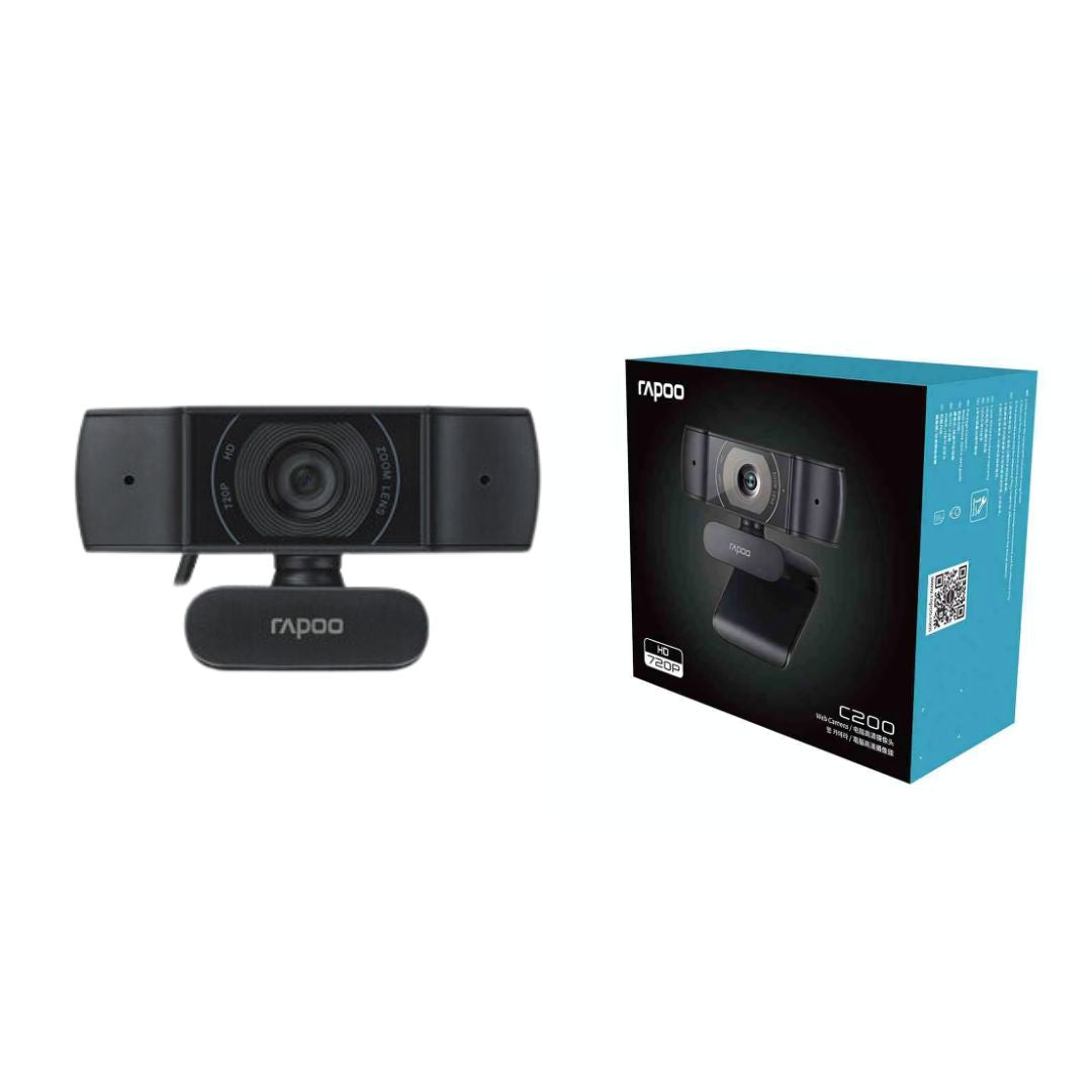 RAPOO C200 HD 720P USB Camera – العالمية للحاسبات