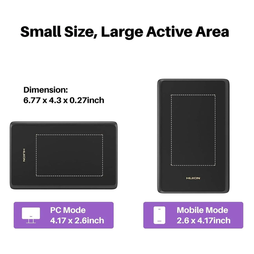 لوح الرسم Huion Inspiroy H420X (106 × 66 مم) 