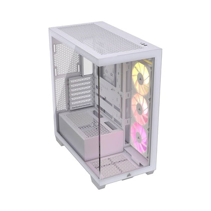 Corsair 3500X ARGB Mid-Tower 3 Fan - White