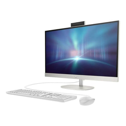 All in One HP 24-CR0250NH, Intel Core i5 1335U, RAM 16GB, SSD 512GB, Intel Iris Xe, 24 FHD IPS Touch, Shell white