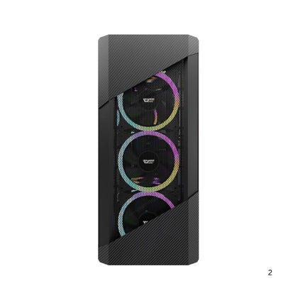 DarkFlash Pollux Mid Tower Case - Black