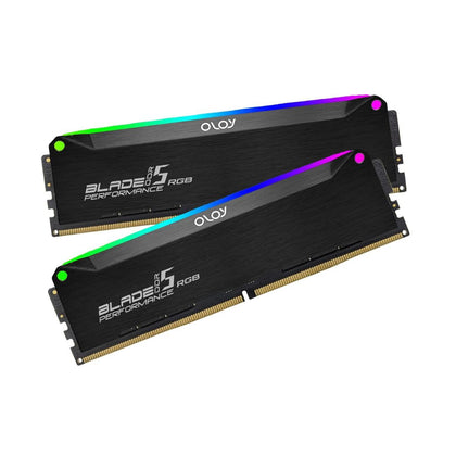 OLOy DDR5 RAM 32GB (2x16GB) Black Hairline Blade RGB 6000 MHz
