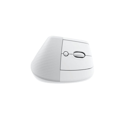 Logitech Lift Vertical Ergonomic, Bluetooth, Wireless Mouse - White